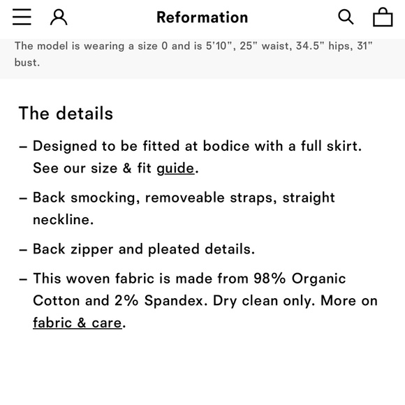 Reformation Kastoria Dress - Picture 3 of 3